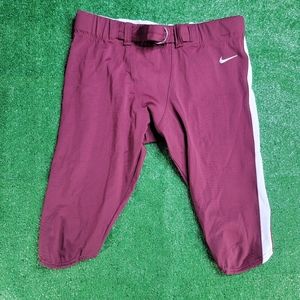 Nike Vapor Untouchable Pro Football Pants Men's Size 3XL Maroon White New W/Tags